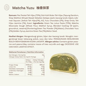 Premium Mooncake - Matcha Yuzu